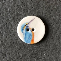 Kingfisher Smaller Medium Circular Button